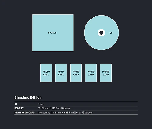 투모로우바이투게더 | TXT 4TH JAPANESE SINGLE [CHIKAI] STANDARD EDITION - Image 3