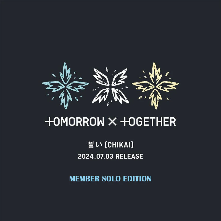 투모로우바이투게더 | TXT 4TH JAPANESE SINGLE [CHIKAI] MEMBER SOLO EDITION + BONUS