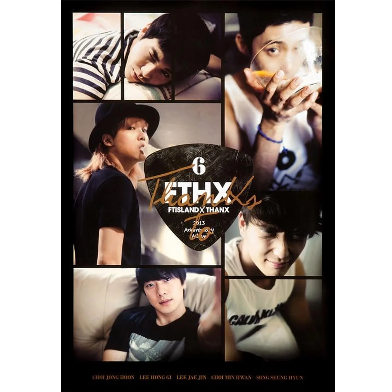 에프티 아일랜드 | F.T. ISLAND 6TH ANNIVERSARY MINI ALBUM [ THANKS TO ] | POSTER ONLY