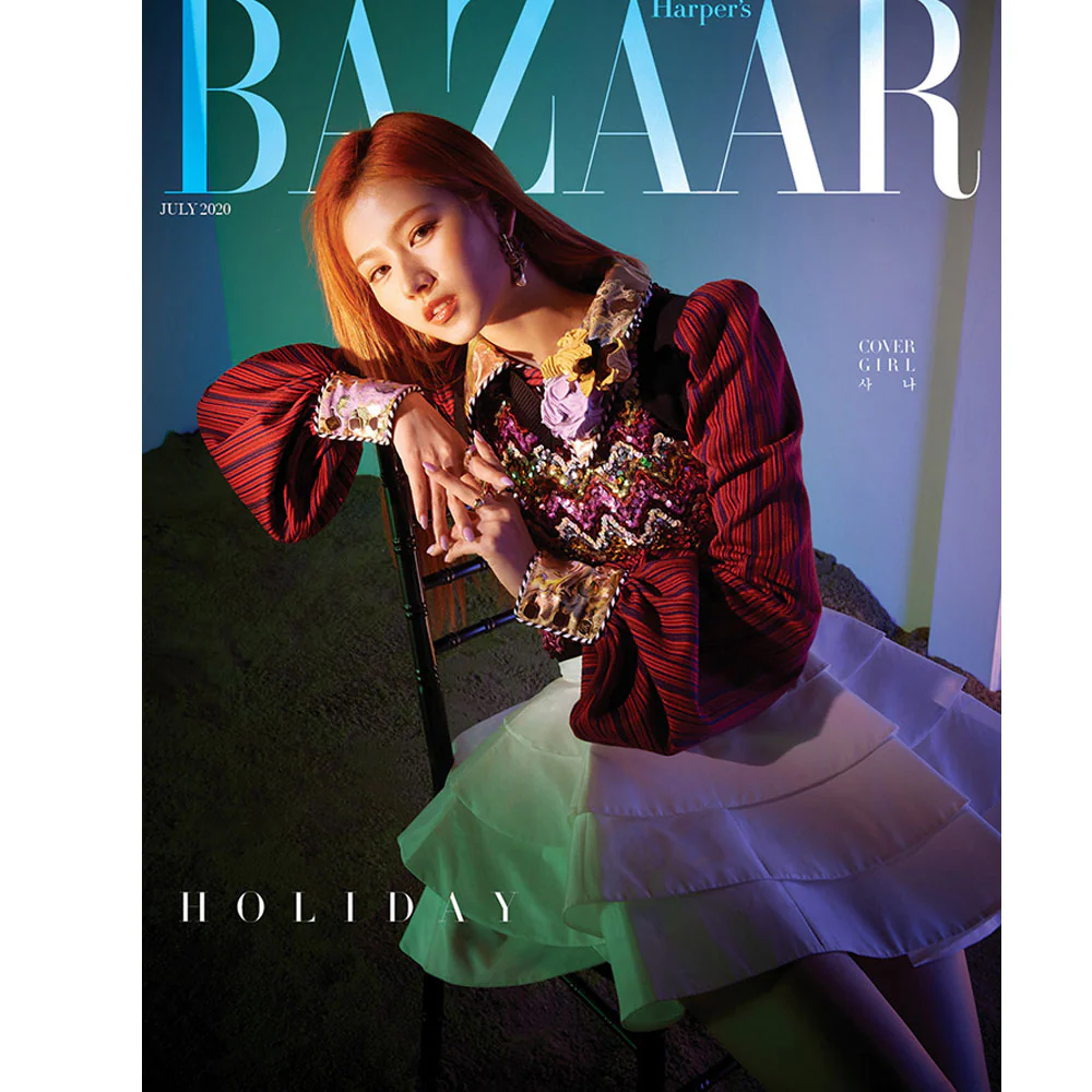 바자코리아 | HARPER'S BAZAAR 2020-7 [ TWICE ] - Image 5