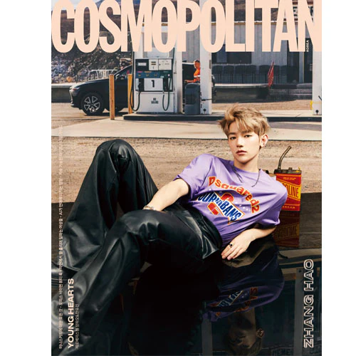 코스모폴리탄 | COSMOPOLITAN 2024-04 [ ZHANG HAO & HAN YUJIN ]+2 POSTCARD - Image 3