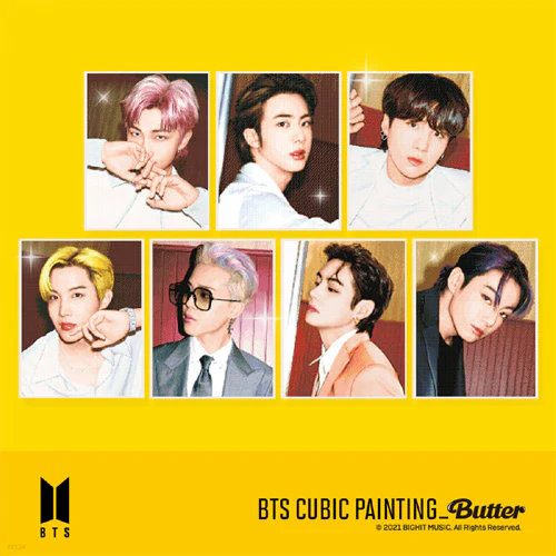 방탄소년단 | BTS [ BUTTER ] DIY CUBIC PAINTING