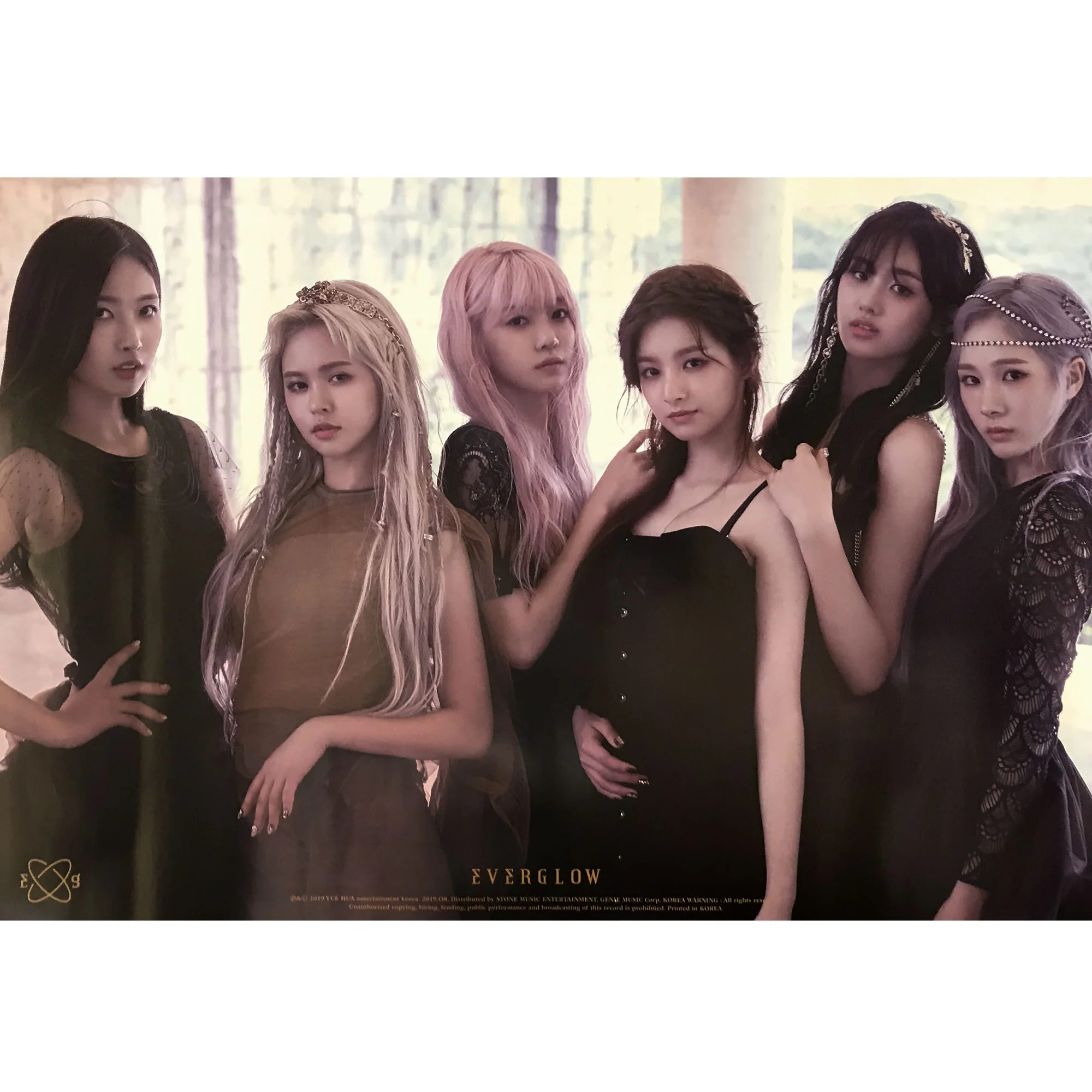 에버글로우 | EVERGLOW | 2ND SINGLE ALBUM [ HUSH ] | (GROUP VER.) POSTER ONLY