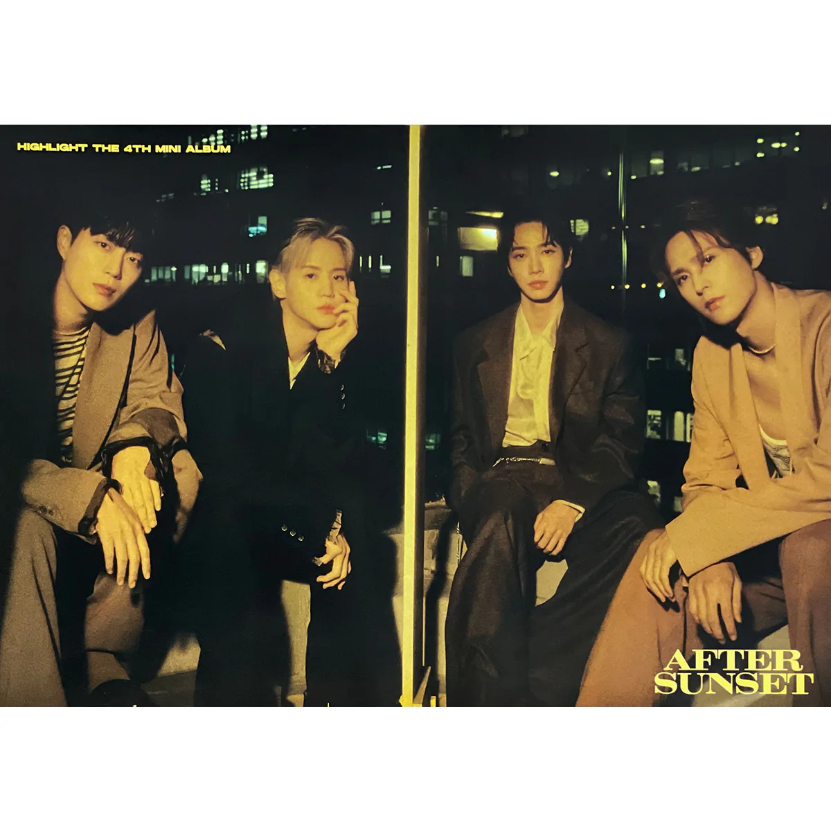 하이라이트 | HIGHLIGHT | 4TH MINI ALBUM [ AFTER SUNSET ] | (MIDNIGHT VER.) POSTER ONLY