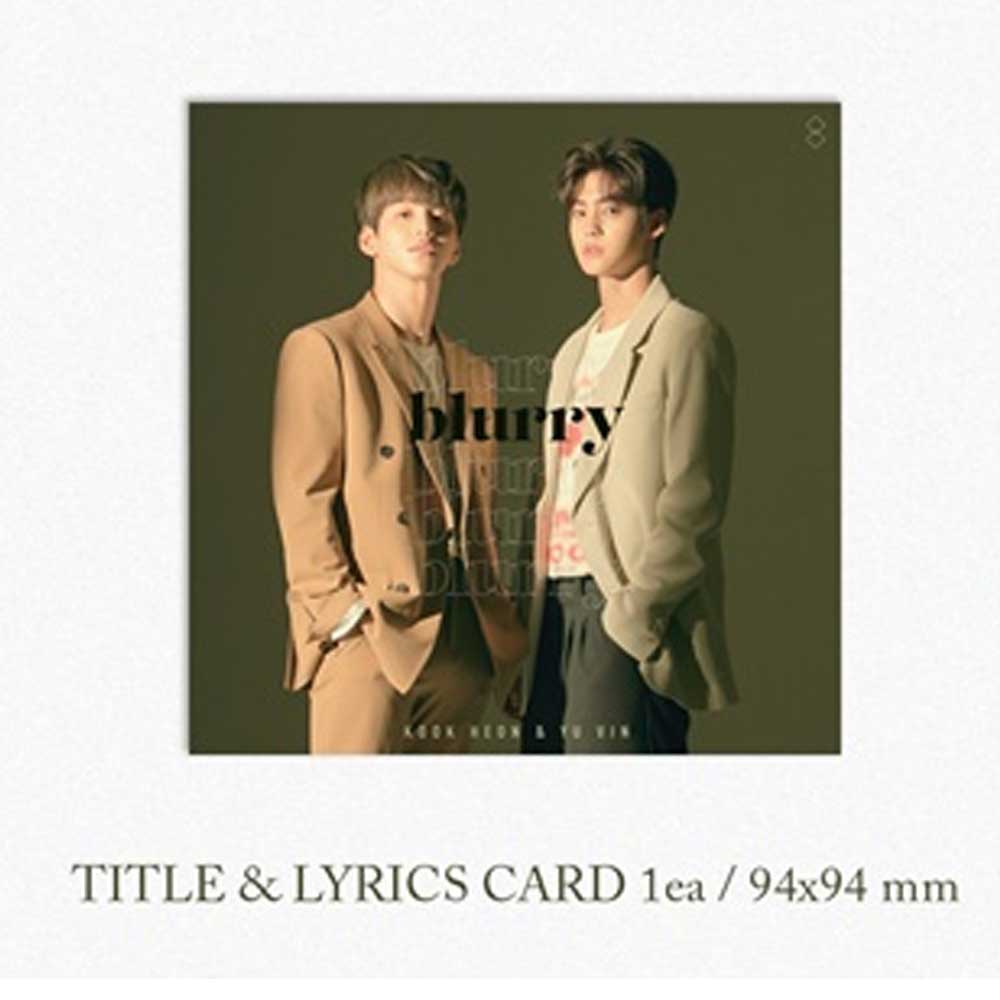 국헌 & 유빈 | KOOKHEON & YUVIN SINGLE ALBUM [ BLURRY ] KIHNO KIT - Image 3