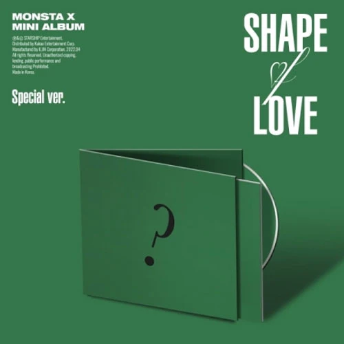 몬스타엑스 | MONSTA X 11TH MINI ALBUM [ SHAPE of LOVE ] SPECIAL VER.