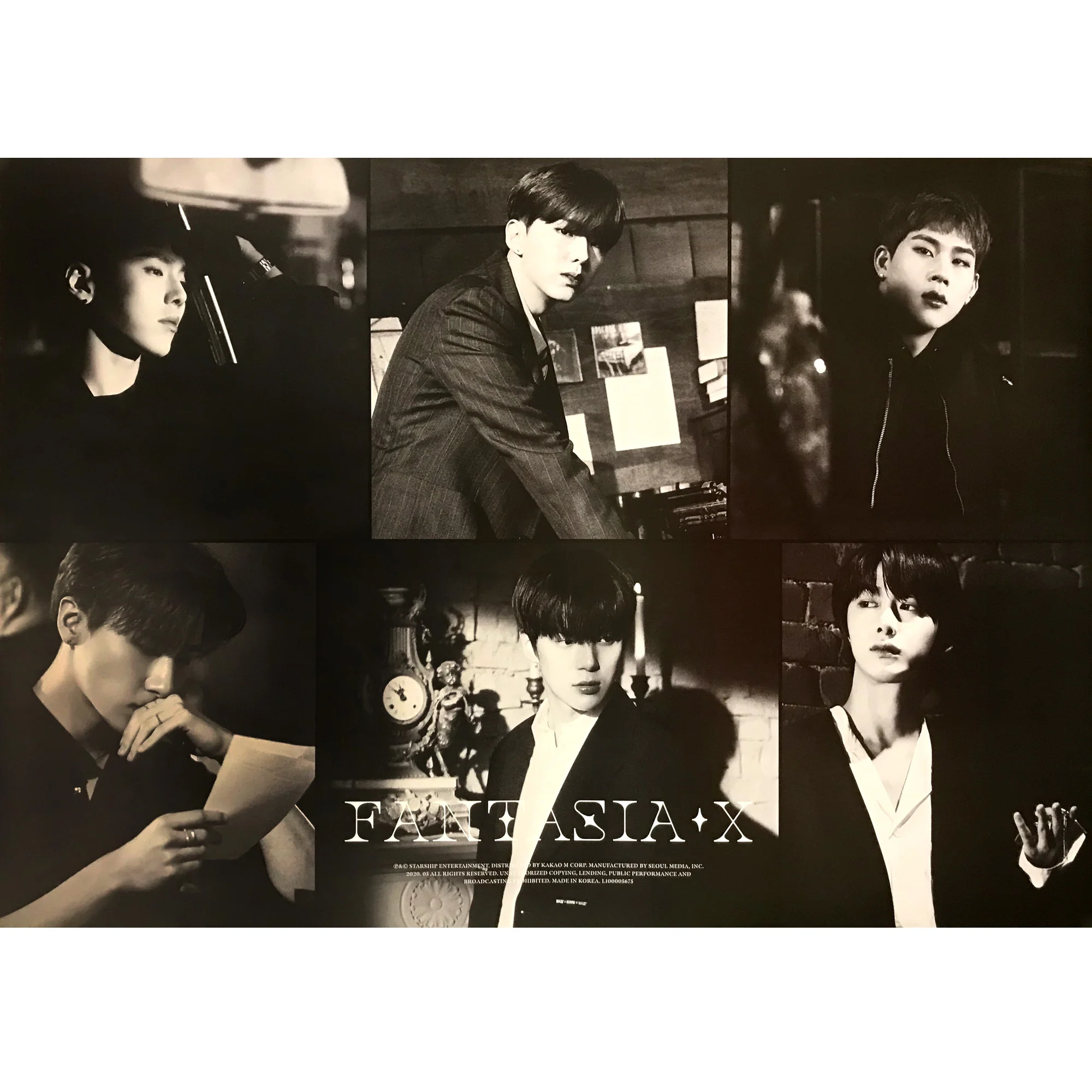 몬스타엑스 | MONSTA X | 8TH MINI ALBUM [ FANTASIA X ] | (D VER.) POSTER ONLY