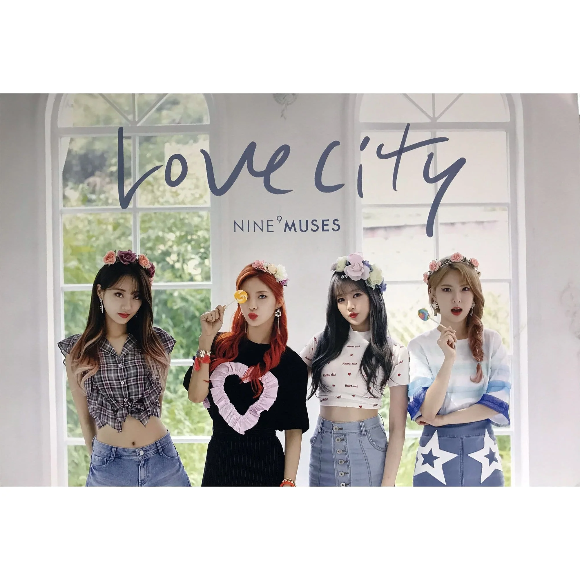 나인뮤지스 | NINE MUSES | 5TH MINI ALBUM REPACKAGE [ MUSES DIARY PART 3 LOVE CITY ] | POSTER ONLY