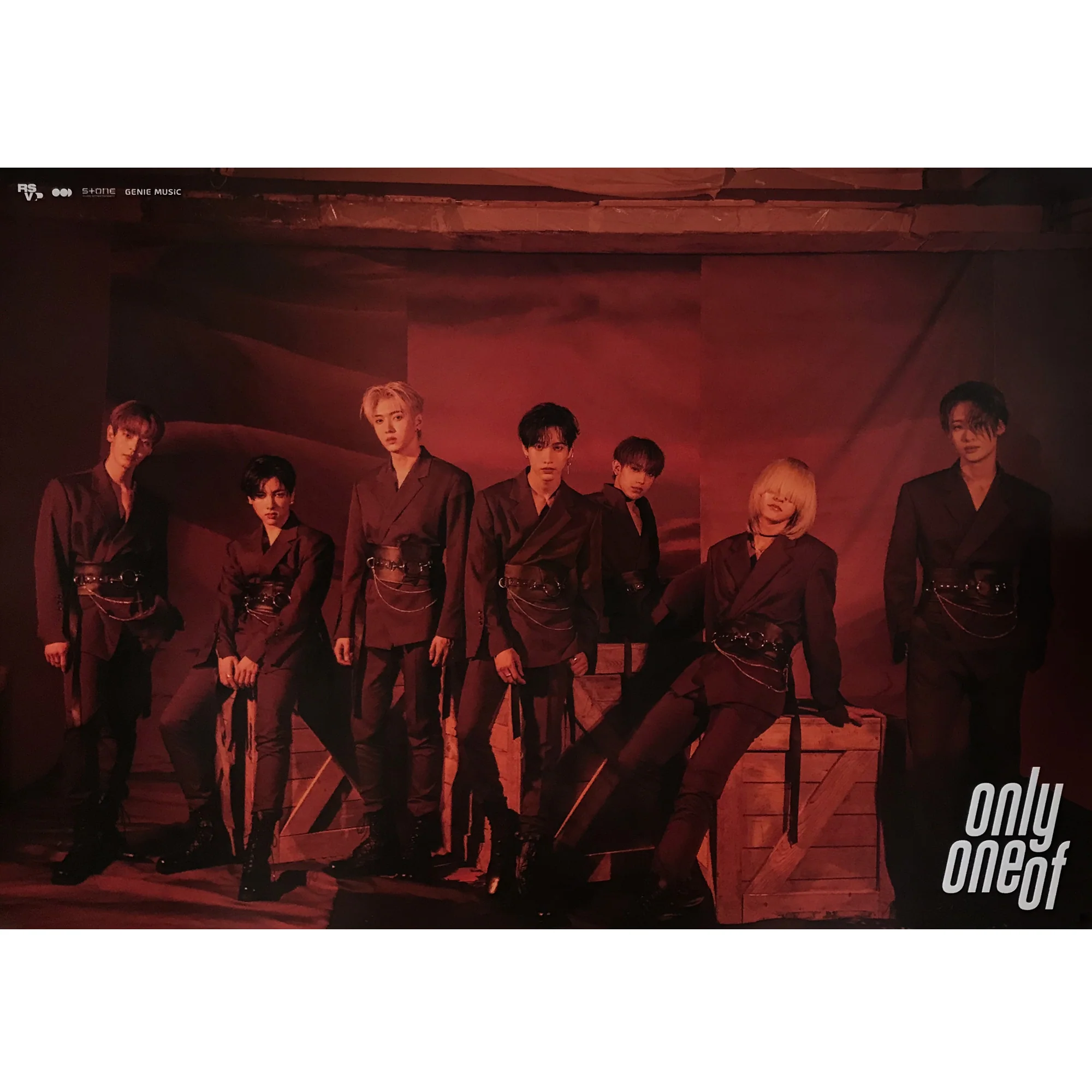 온리원오브 | ONLYONEOF | 2ND SINGLE ALBUM [ PRODUCED BY [ ] PART 2 ] | (FIRE VER.) POSTER ONLY