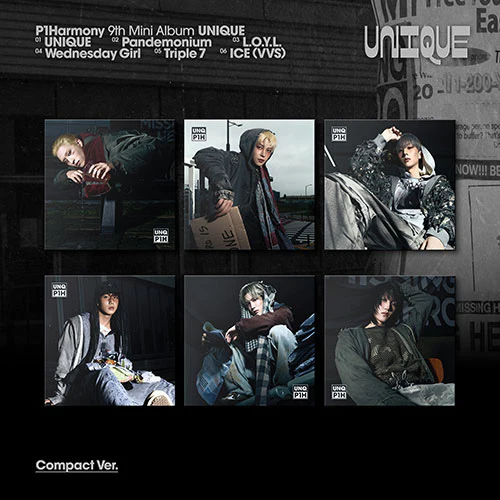 피원하모니 | P1Harmony 9TH MINI ALBUM [ UNIQUE ] COMPACT VER.