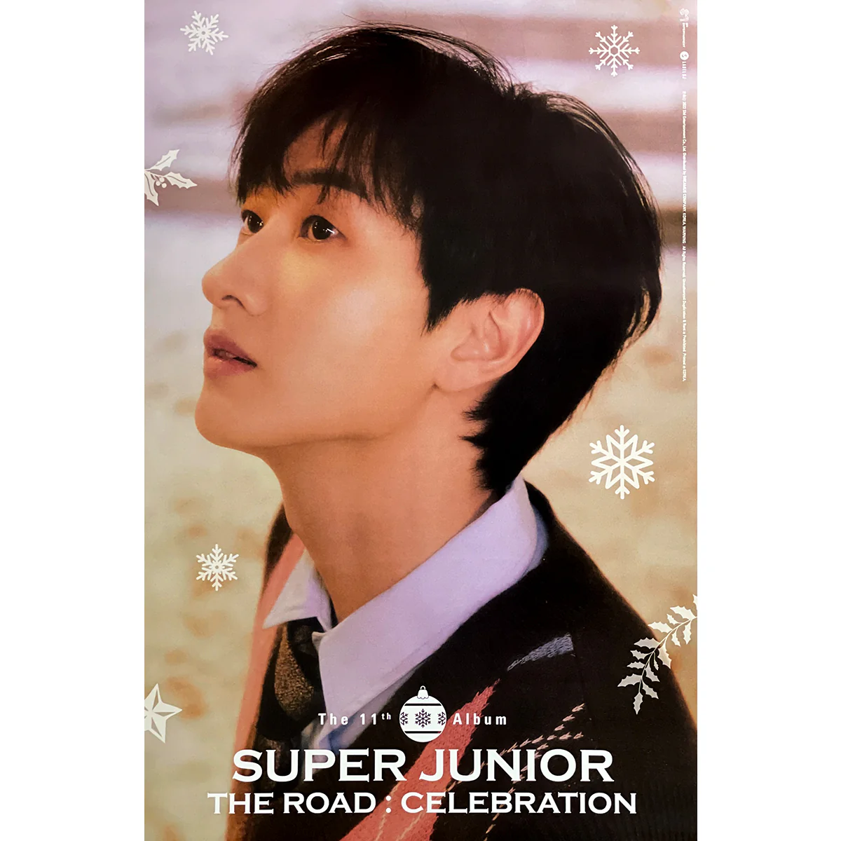 슈퍼주니어 | SUPER JUNIOR | 11TH ALBUM [ VOL. 2 'THE ROAD : CELEBRATION' ] | (EUNHYUK) POSTER ONLY