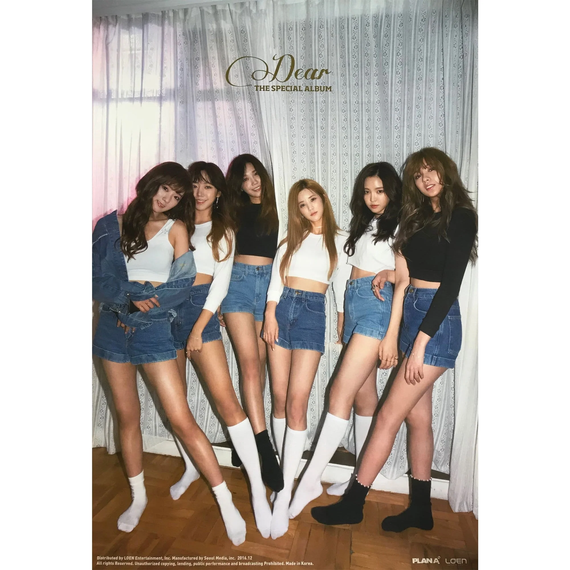 에이핑크 | APINK | 1ST SPECIAL ALBUM [ DEAR ] | POSTER ONLY