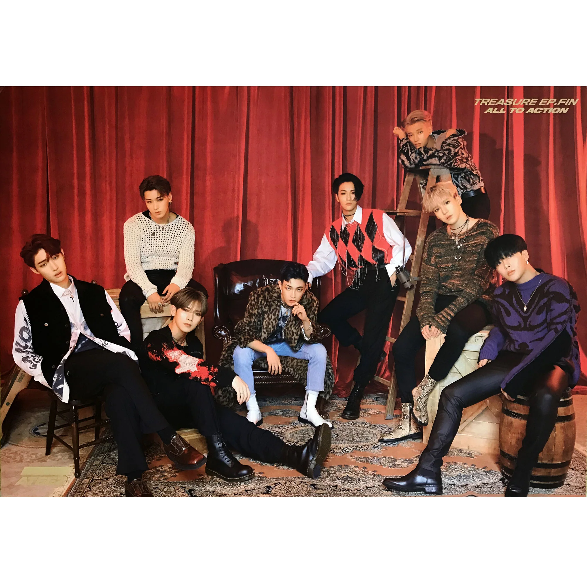 에이티즈 | ATEEZ | 1ST ALBUM [ TREASURE EP. FIN: ALL TO ACTION ] | (A VER.) POSTER ONLY
