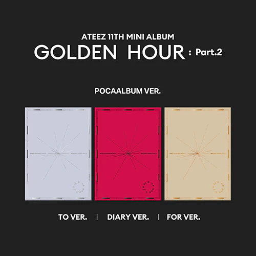 에이티즈 | ATEEZ 11TH MINI ALBUM [ GOLDEN HOUR : PART.2 ] POCAALBUM VER.