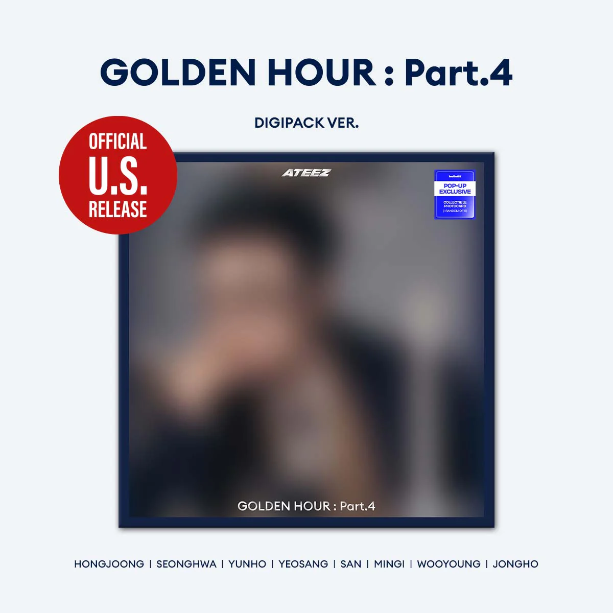 에이티즈 | ATEEZ [ GOLDEN HOUR : Part.4 ] DIGIPACK VER. hello82 [POP-UP Exclusive] - Image 3