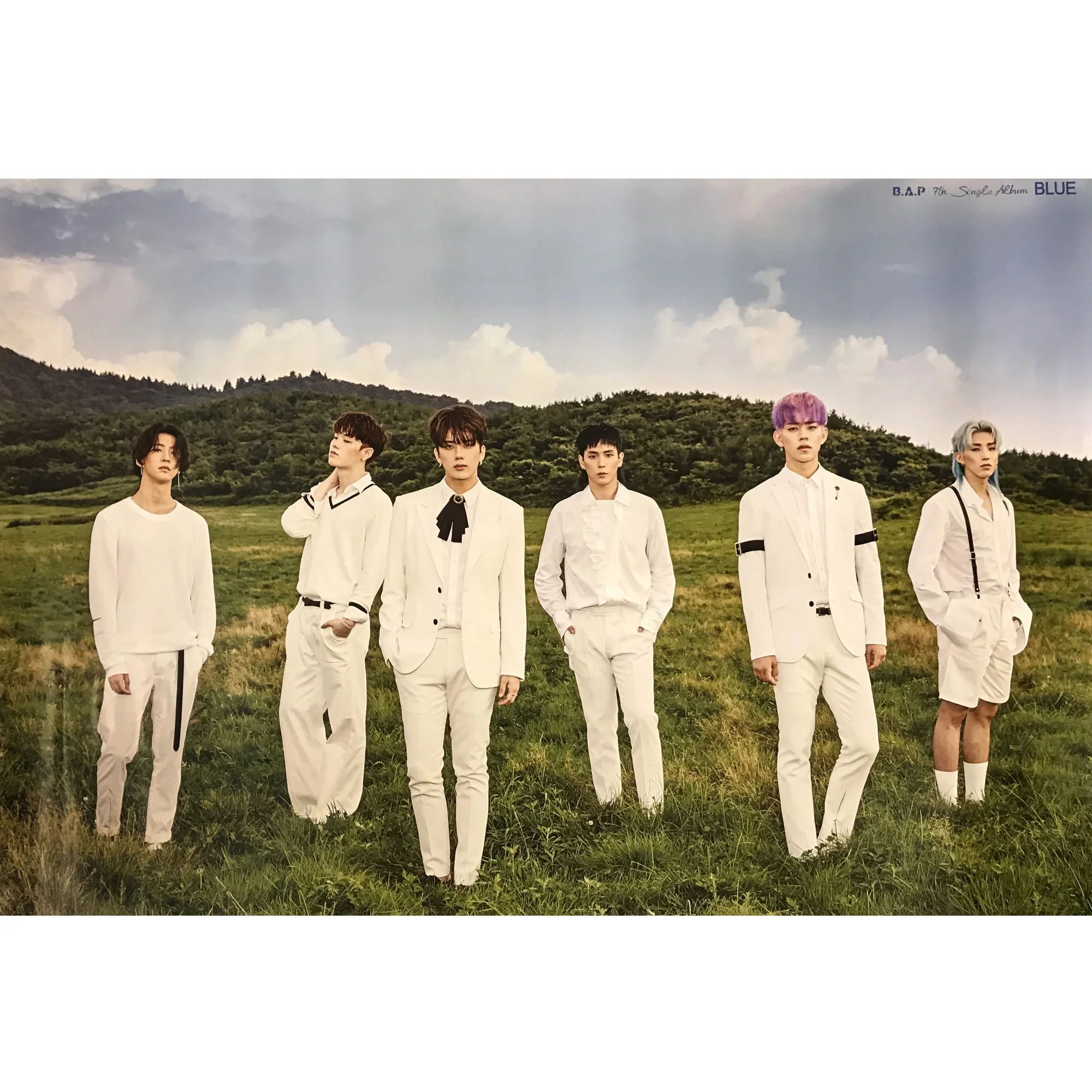 비에이피 | B.A.P | 7TH SINGLE ALBUM [ BLUE ] | (A VER.) POSTER ONLY