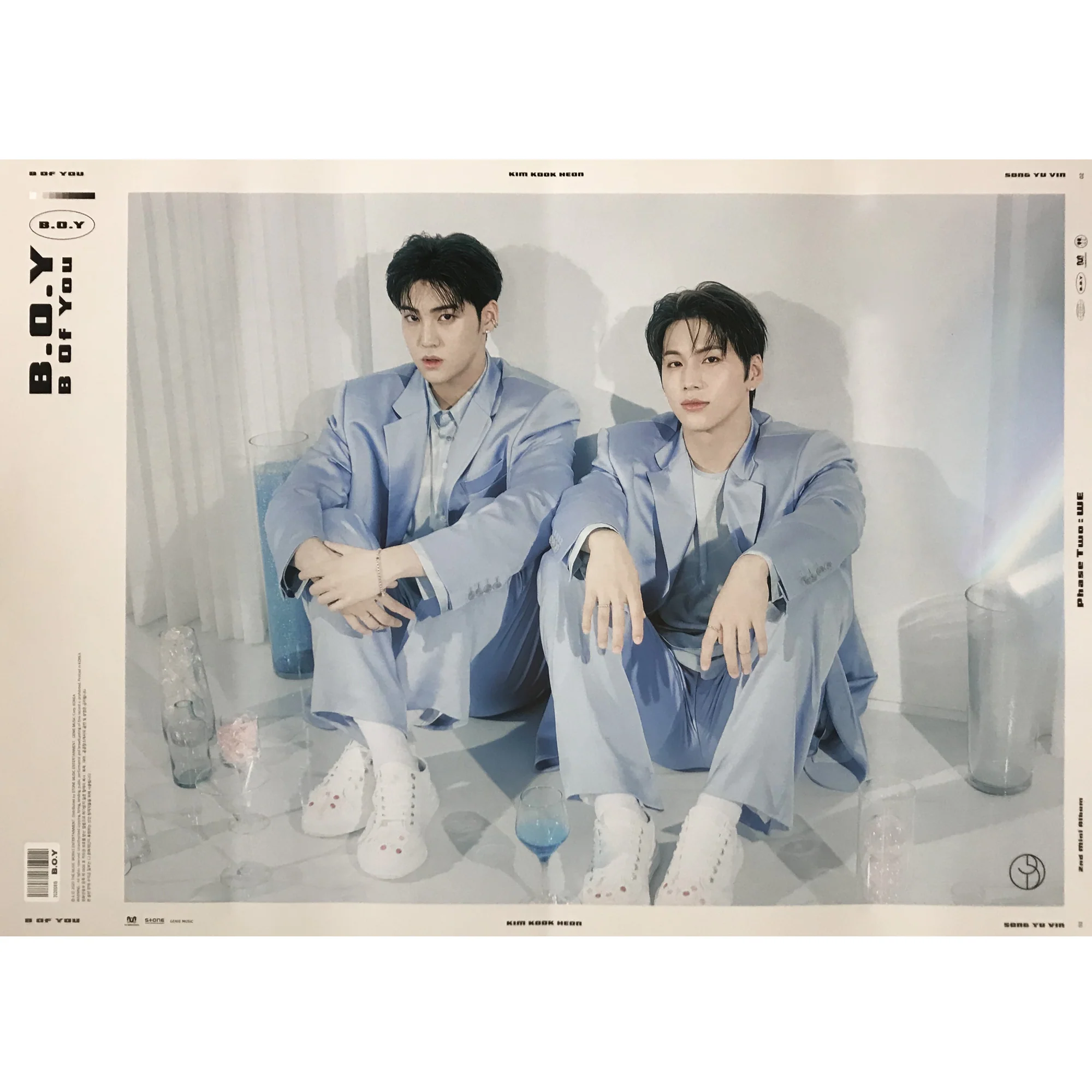 비오브유 | B.O.Y | 2ND MINI ALBUM [ PHASE TWO: WE ] | (HARMONY VER.) POSTER ONLY