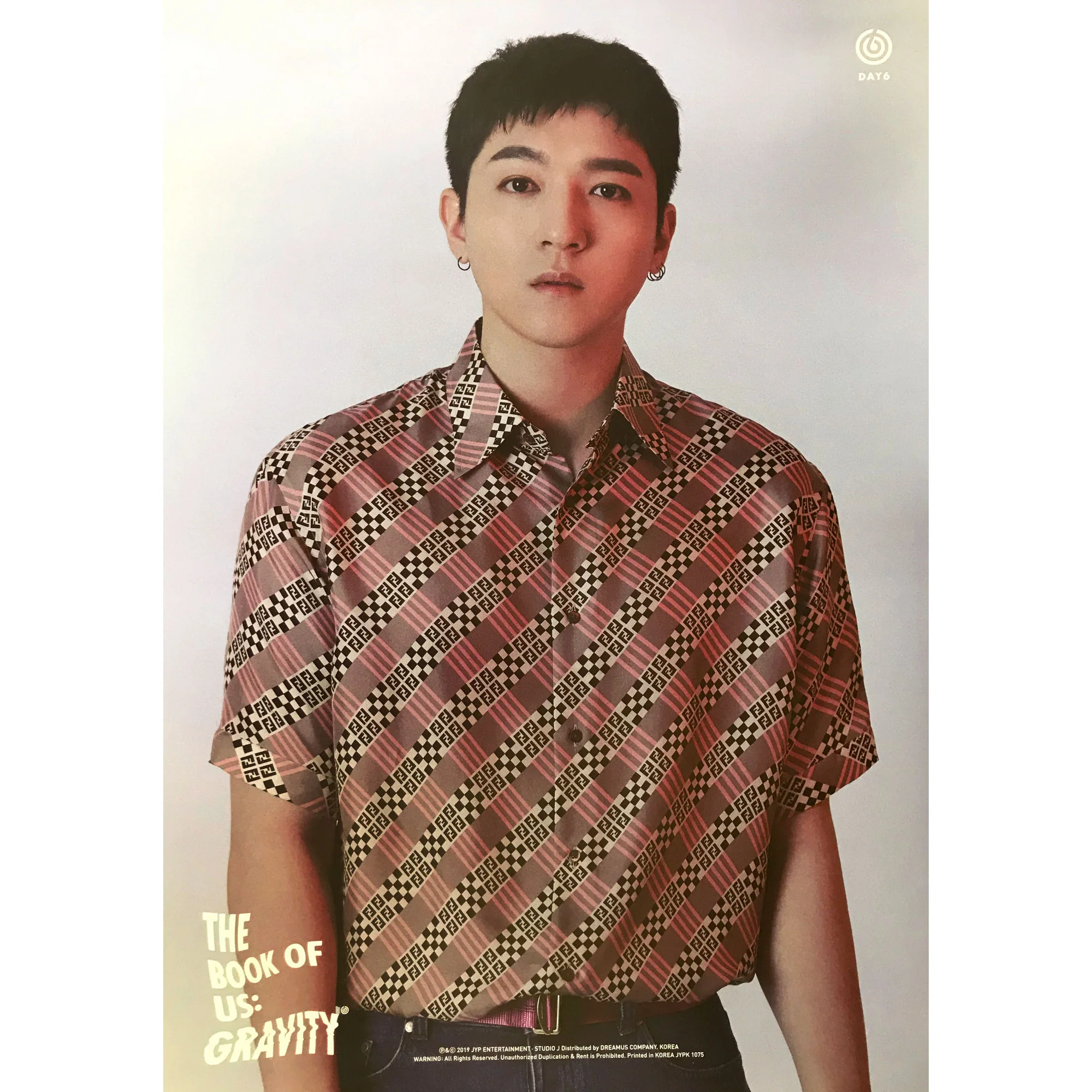 데이식스 | DAY6 | 5TH MINI ALBUM [ THE BOOK OF US: GRAVITY ] | (SUNGJIN VER.) POSTER ONLY