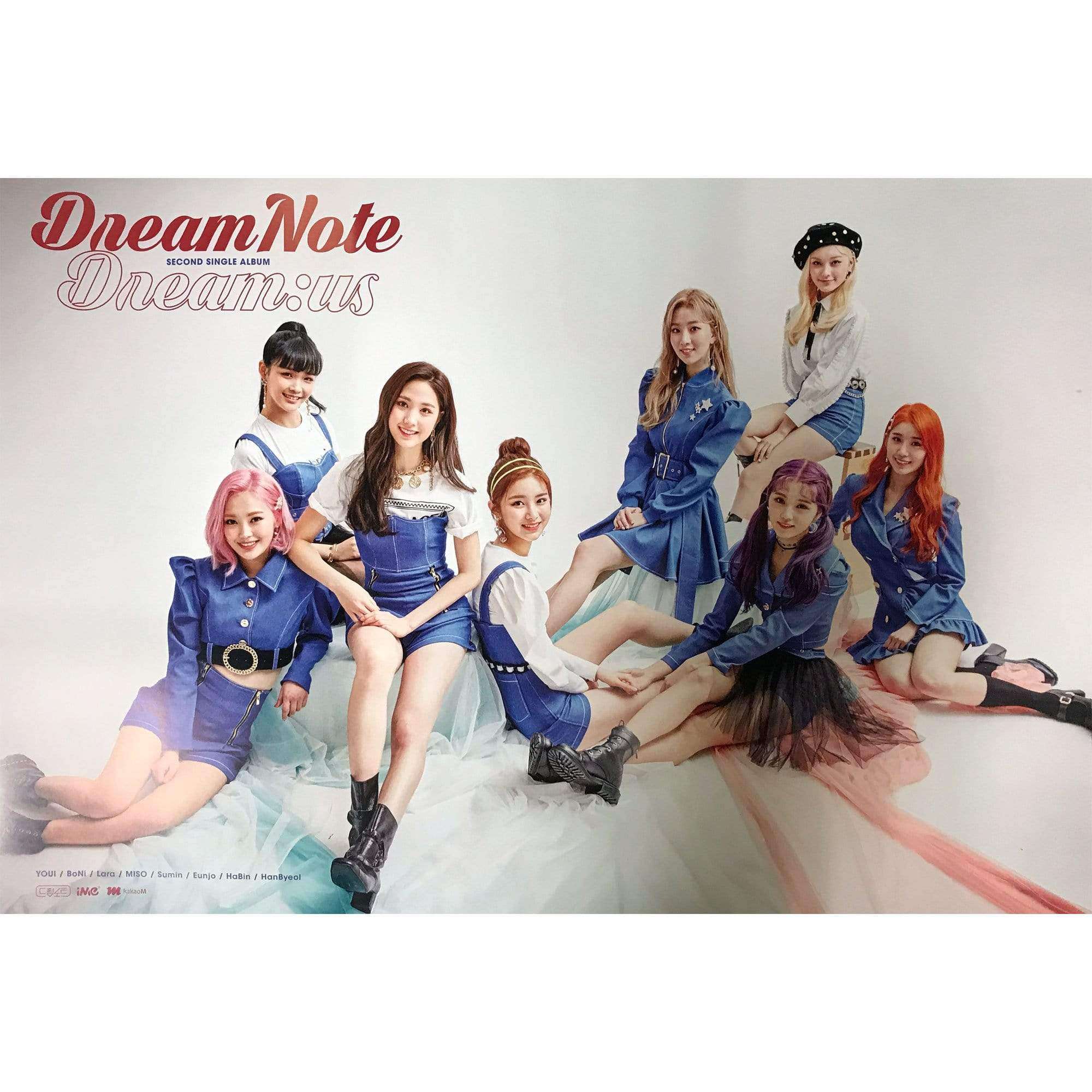 드림노트 | DREAMNOTE | 2ND MINI ALBUM [ DREAM:US ] | POSTER ONLY