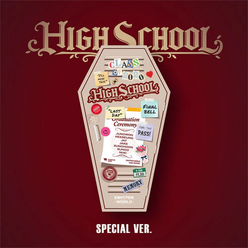 엔하이픈 | ENHYPEN [ WORLD COUPON CARD COLLECTION ] HIGH SCHOOL SPECIAL VER.