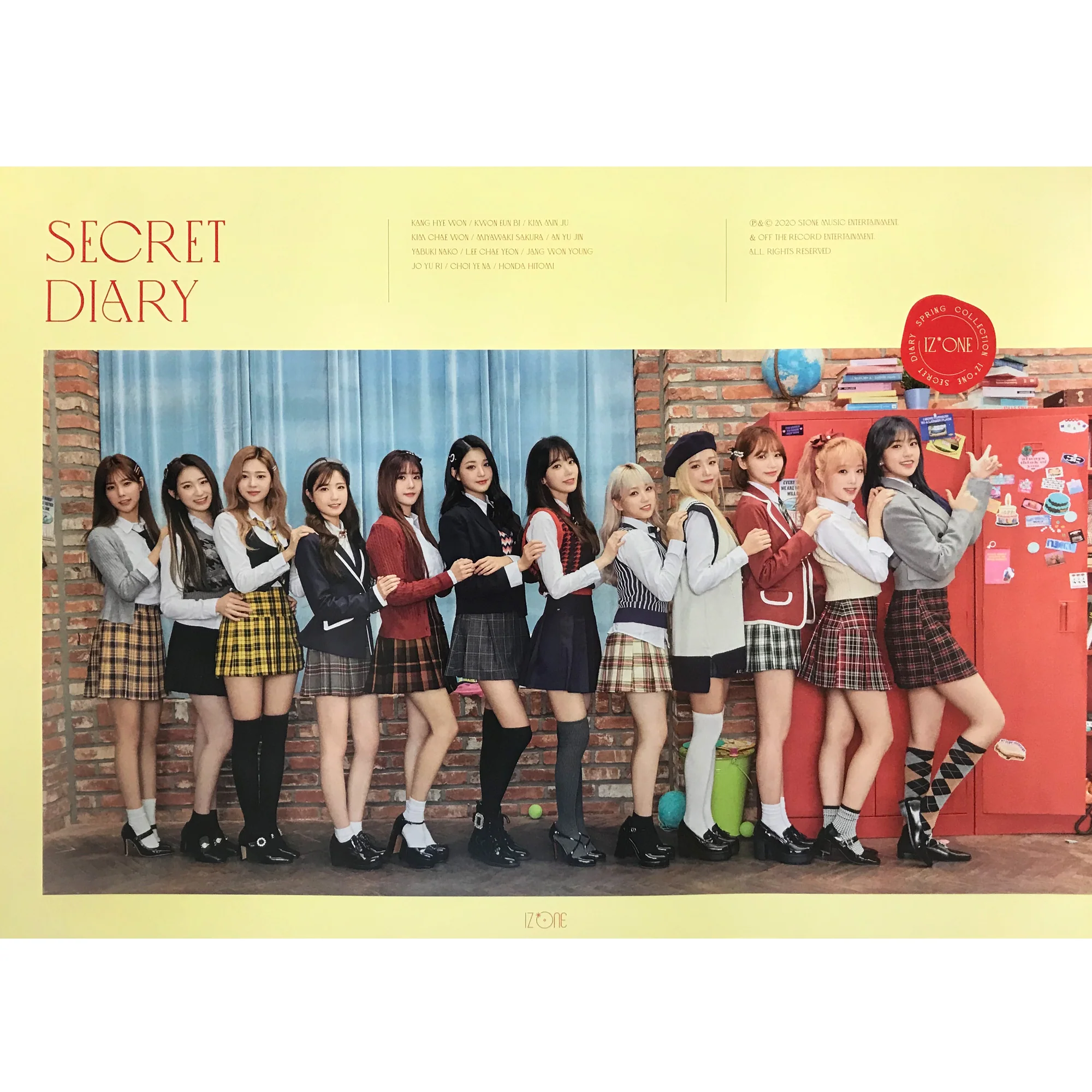 아이즈원 | IZ*ONE | SPRING COLLECTION [ SECRET DIARY ] | (PHOTOBOOK PACKAGE VER.) POSTER ONLY