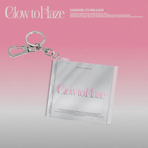 강다니엘 | KANG DANIEL THE 6TH MINI ALBUM [ GLOW TO HAZE ] MINI CD KEYRING  VER.