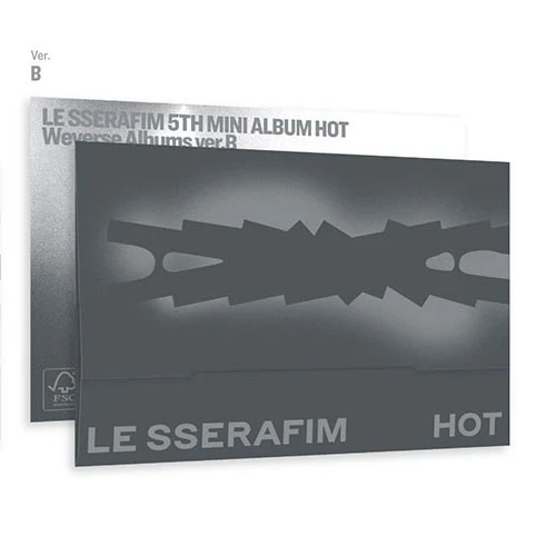 르세라핌 | LE SSERAFIM 5TH MINI ALBUM [ HOT ] WEVERSE ALBUM VER. - Image 3