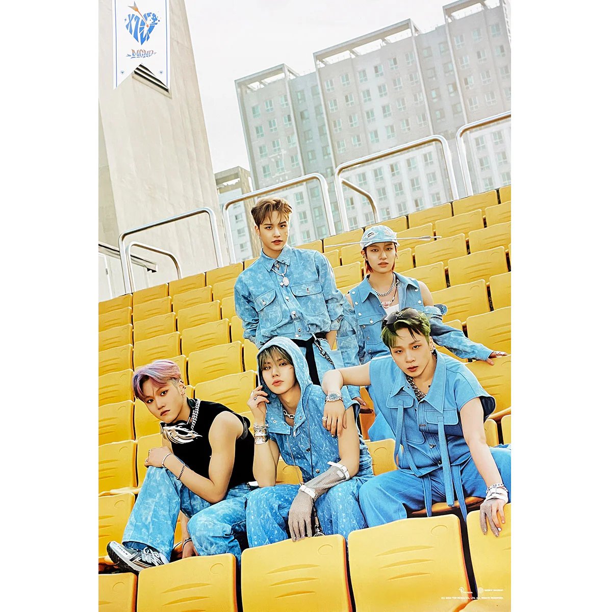 엠씨엔디 | MCND 6TH MINI ALBUM [ X10 ] | (ONE GOAL VER.B) POSTER ONLY