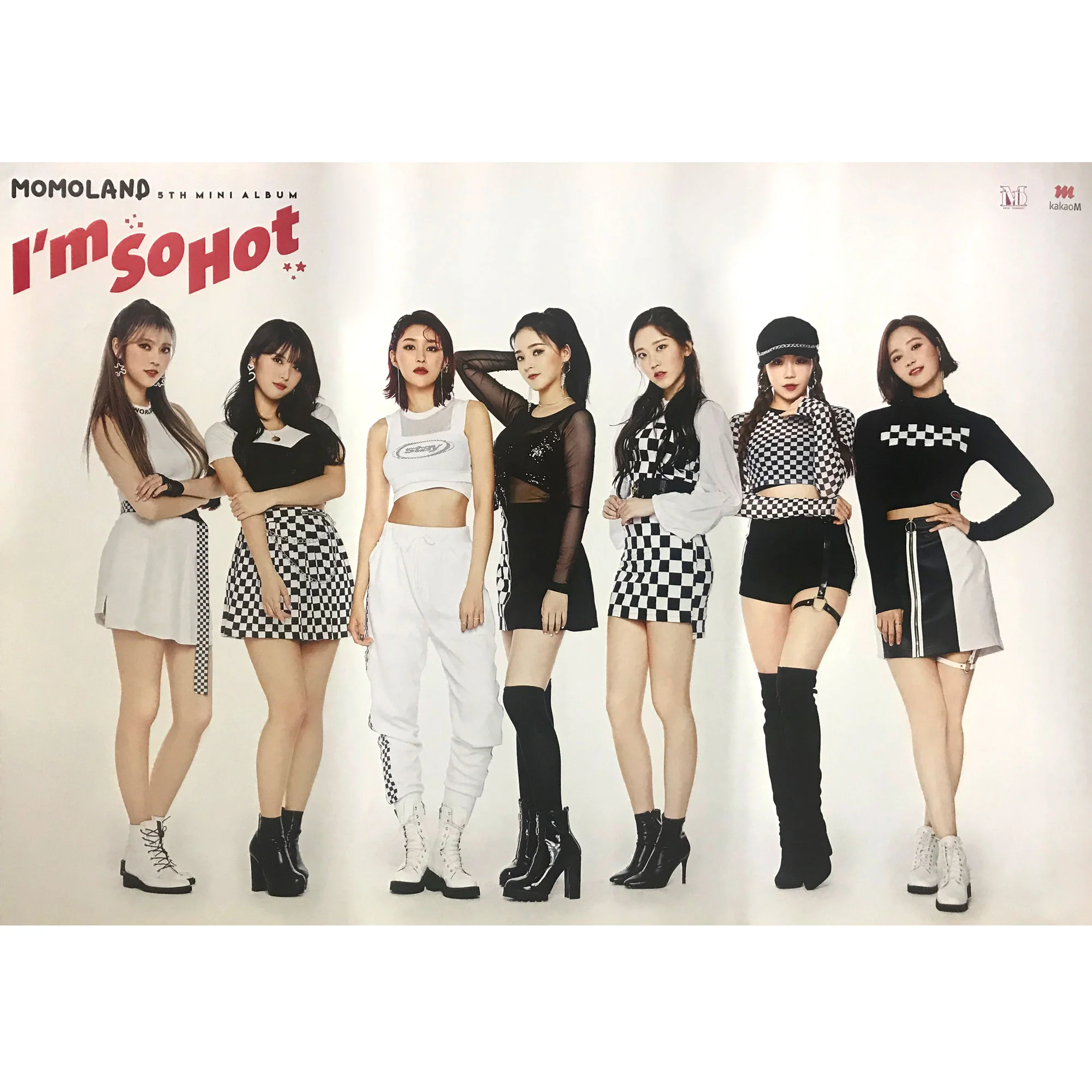 모모랜드 | MOMOLAND | 5TH MINI ALBUM [ I'M SO HOT ] | (VERSION 2) POSTER ONLY