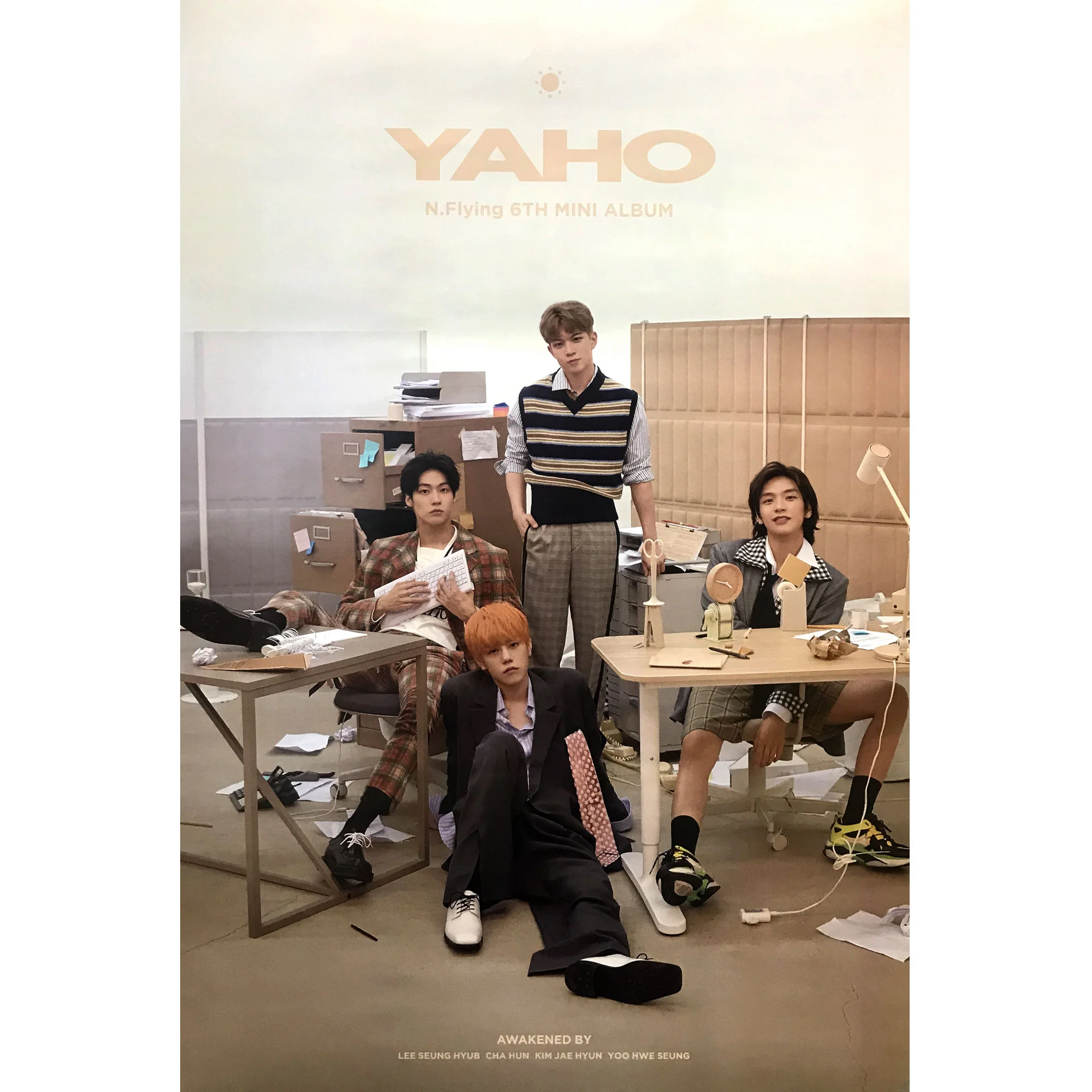 엔플라잉 | N.FLYING | 6TH MINI ALBUM [ YAHO ] | (A VER.) POSTER ONLY