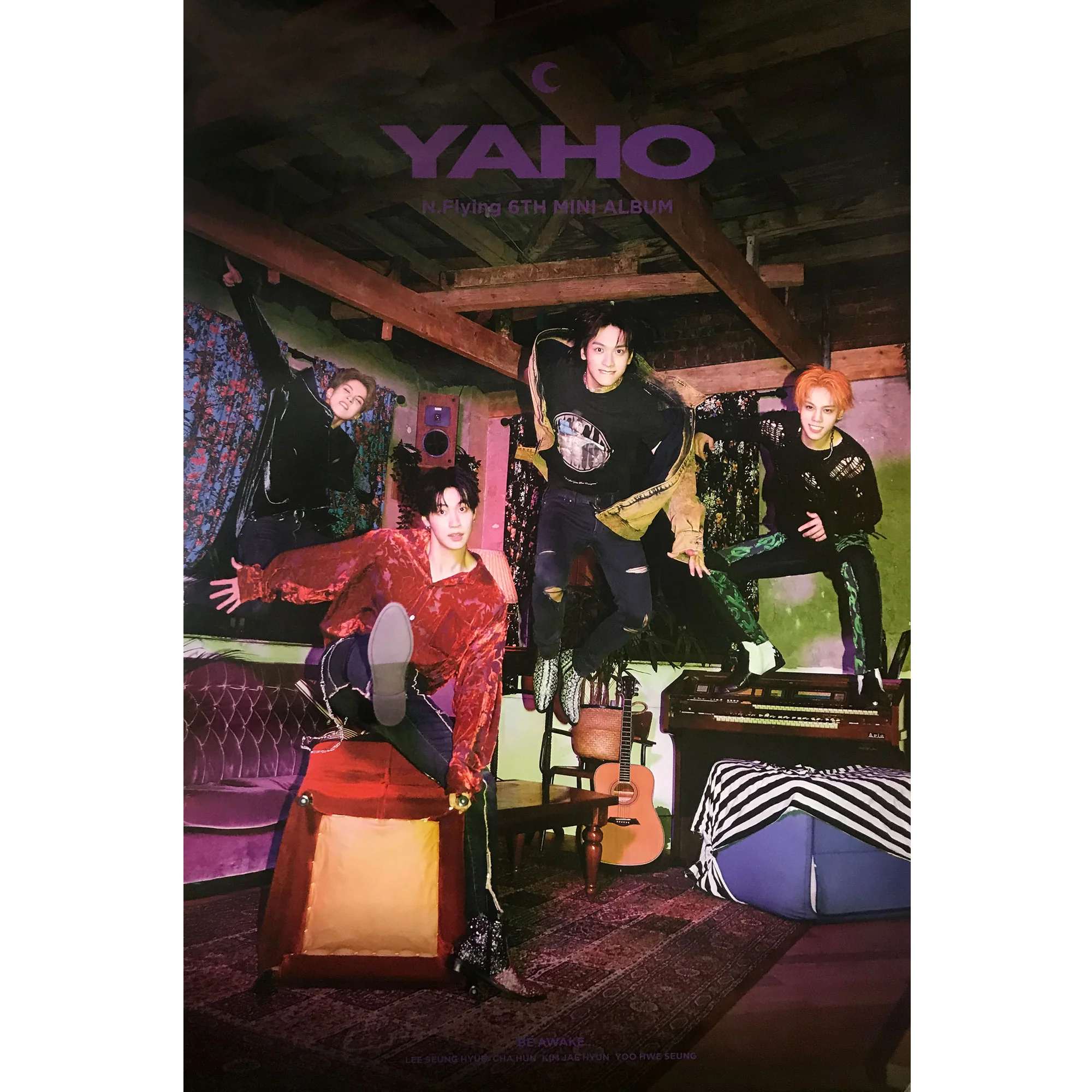 엔플라잉 | N.FLYING | 6TH MINI ALBUM [ YAHO ] | (B VER.) POSTER ONLY