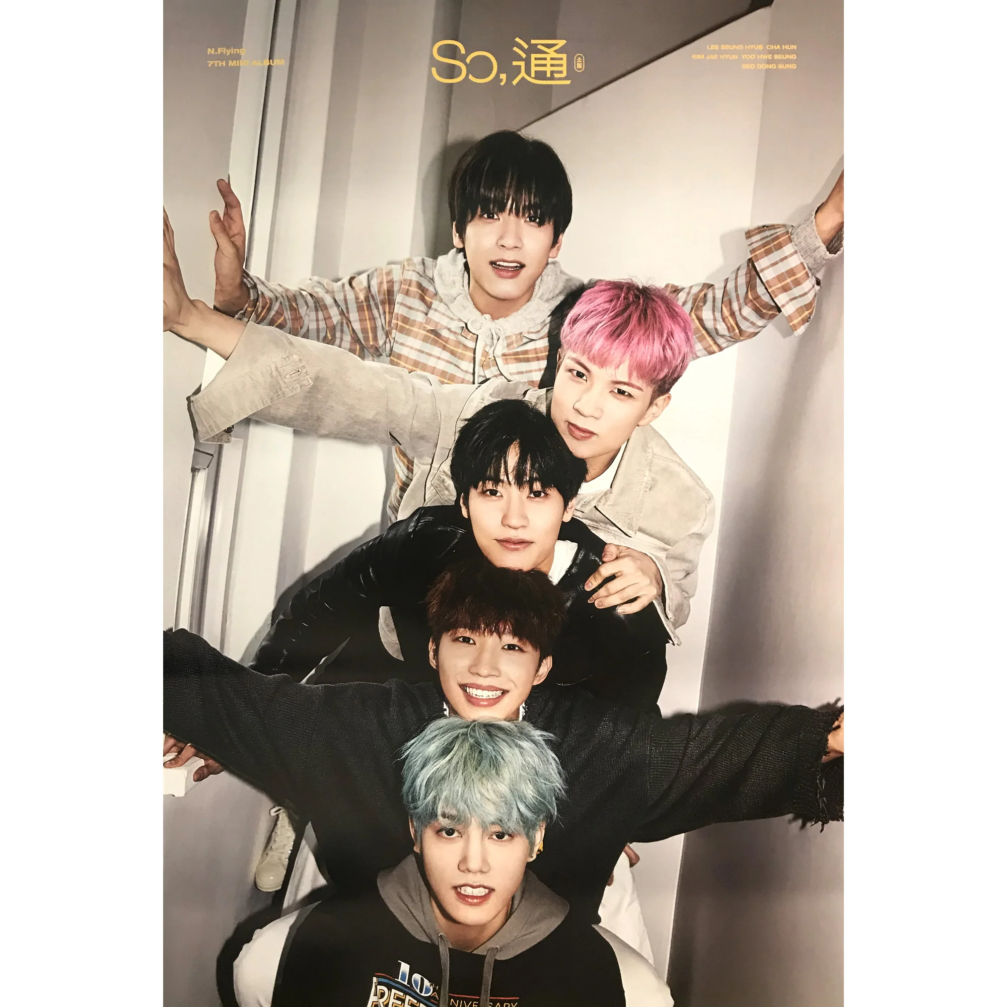 엔플라잉 | N.FLYING | 7TH MINI ALBUM [ SO, COMMUNICATION ] | (COMMUNICATION VER.) POSTER ONLY