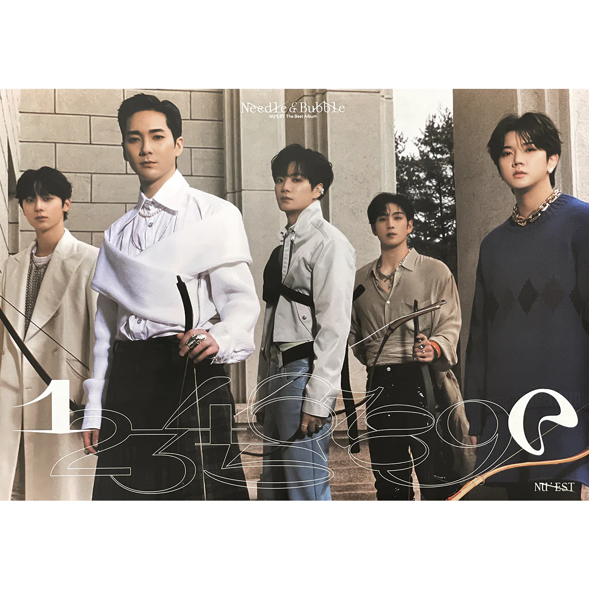 뉴이스트 | NU'EST | THE BEST ALBUM [ NEEDLE & BUBBLE ] | (GROUP) POSTER ONLY