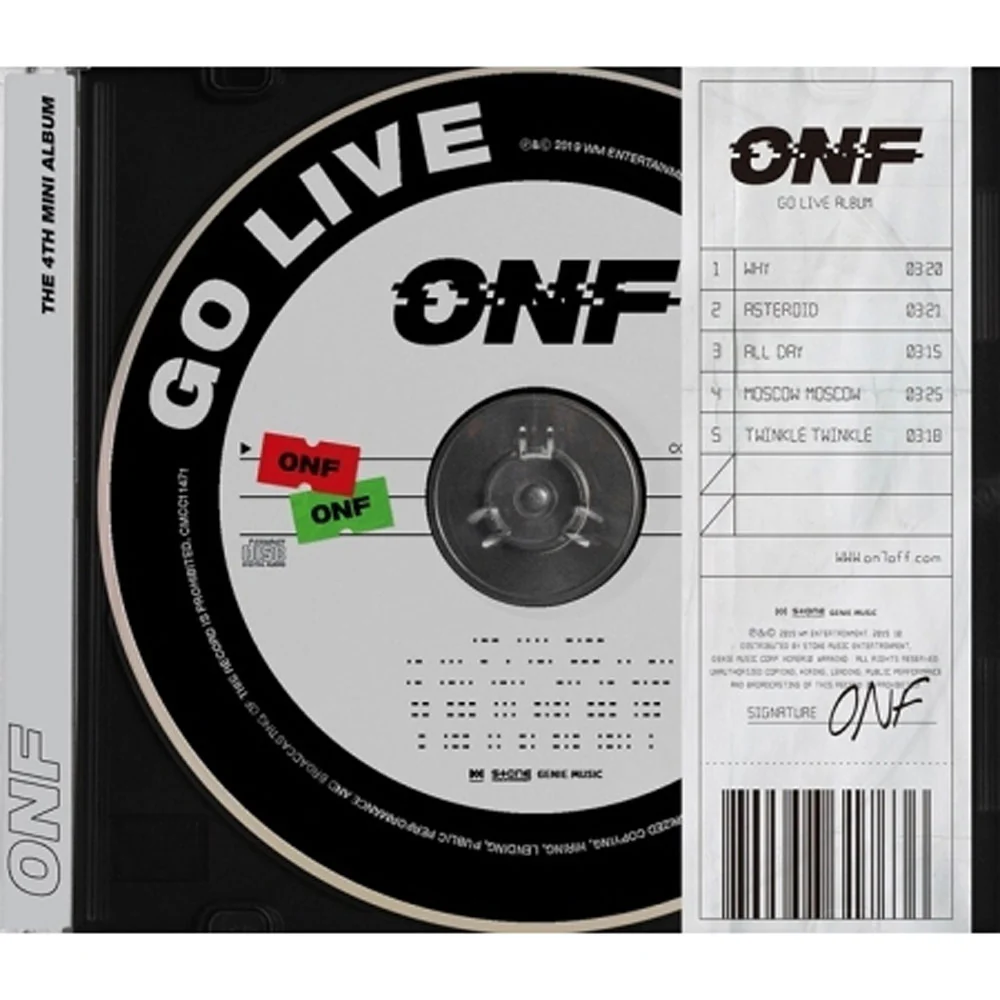 온앤오프 | ONF 4TH MINI ALBUM [ GO LIVE ]