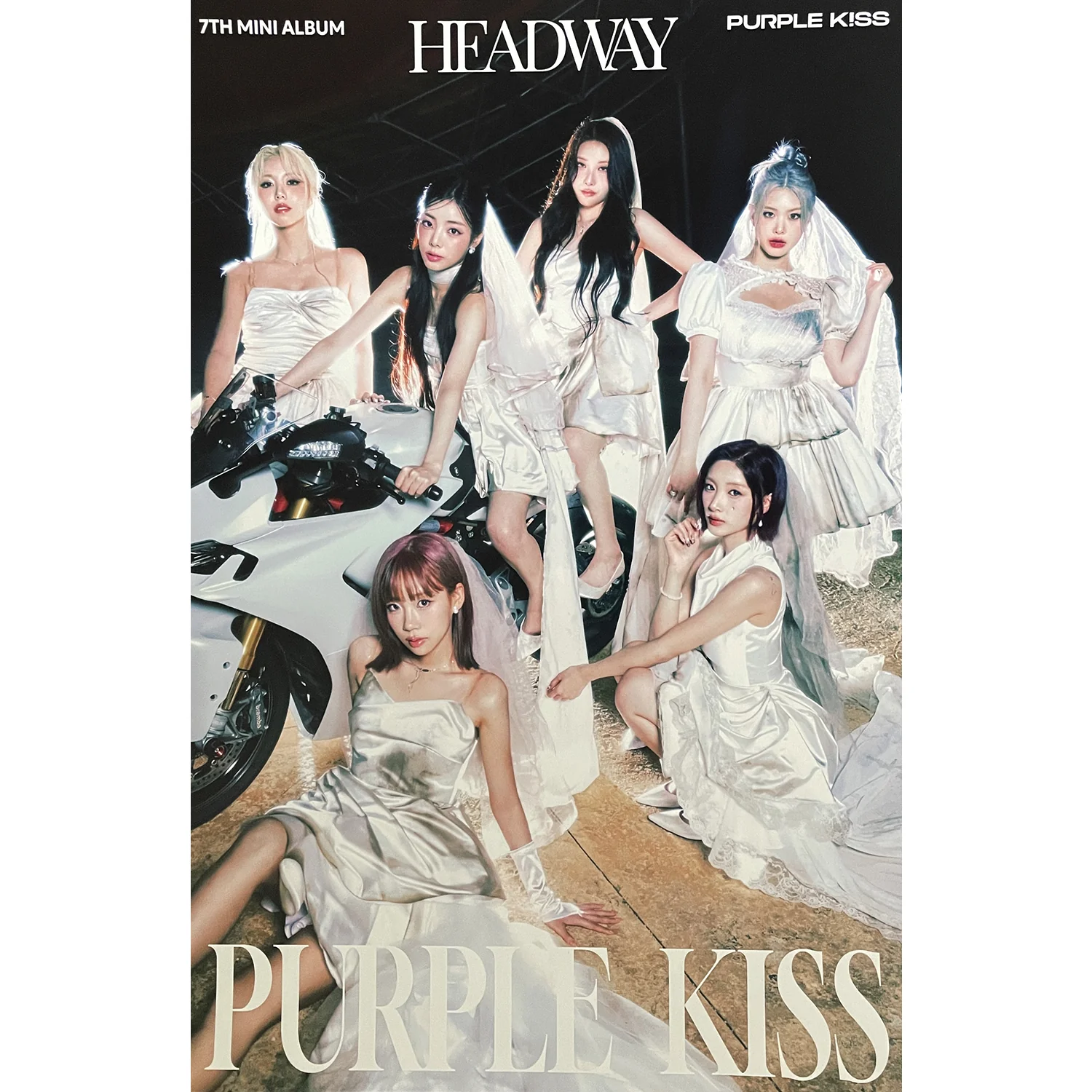 퍼플키스 | PURPLE KISS | 7TH MINI ALBUM [ HEADWAY ] | (B VER.) POSTER ONLY