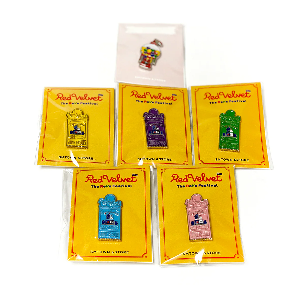 레드벨벳 | RED VELVET [ THE REVE FESTIVAL ] TICKET PIN