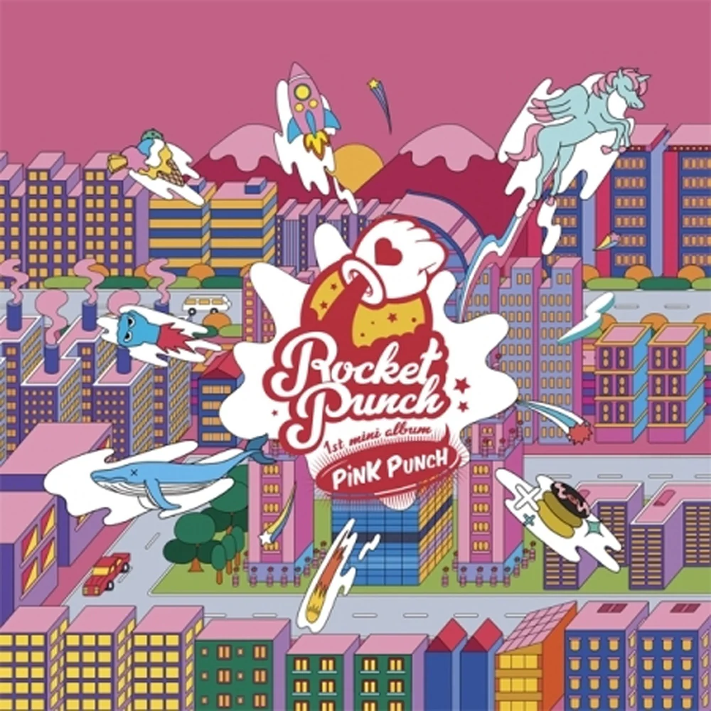 로켓펀치 ROCKET PUNCH 1ST MINI [ PINK PUNCH ] - Image 3