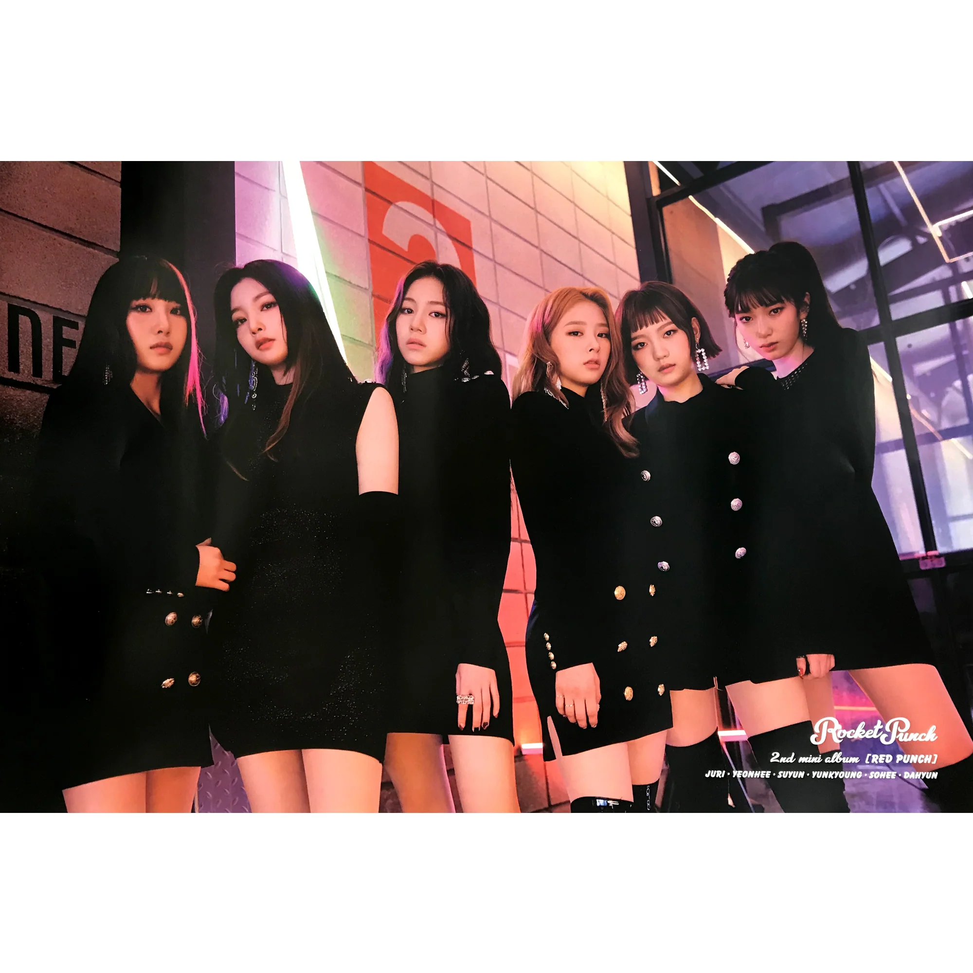 로켓펀치 | ROCKET PUNCH | 2ND MINI ALBUM [ RED PUNCH ] | (A VER.) POSTER ONLY