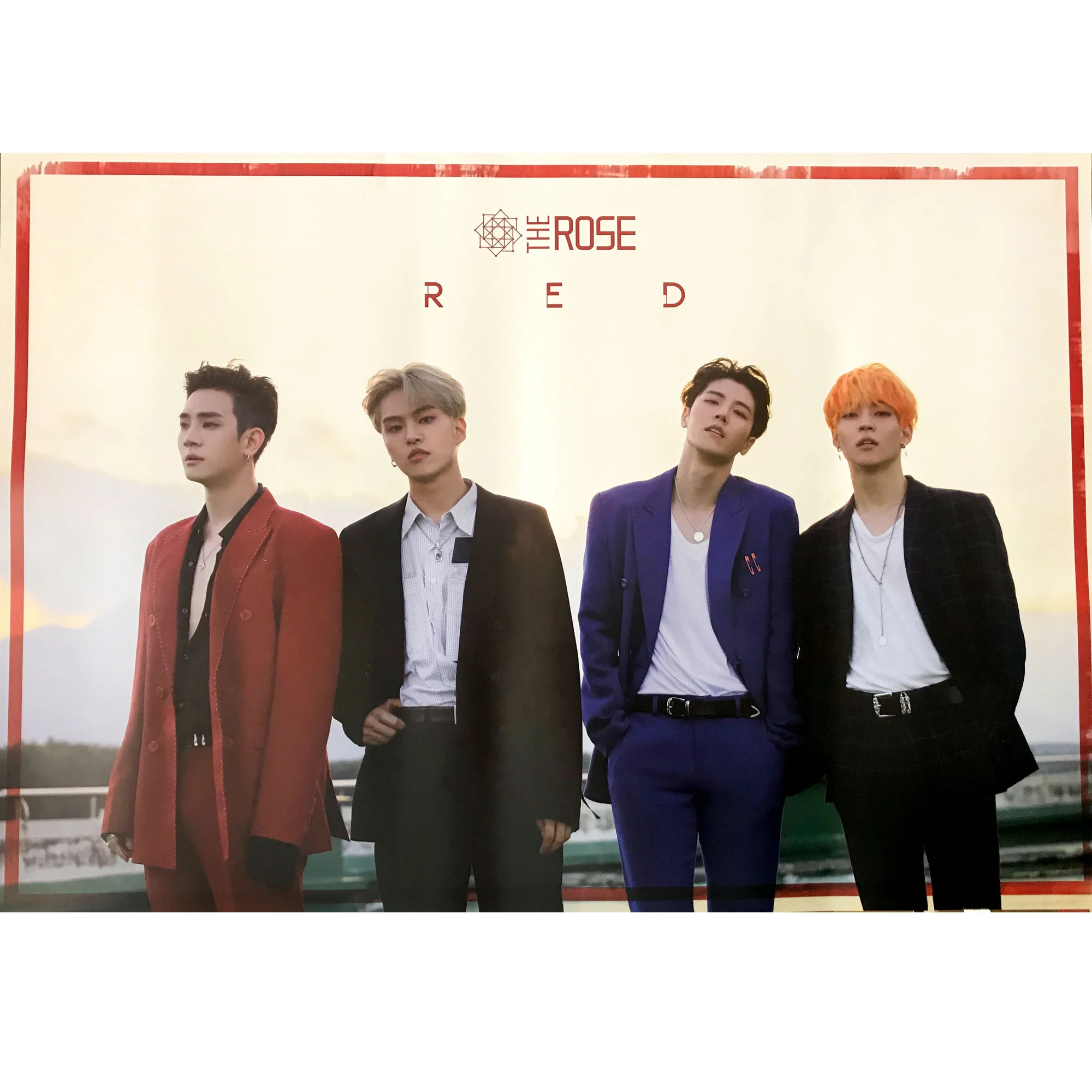 더 로즈 | THE ROSE | 3RD SINGLE ALBUM [ RED ] | POSTER ONLY