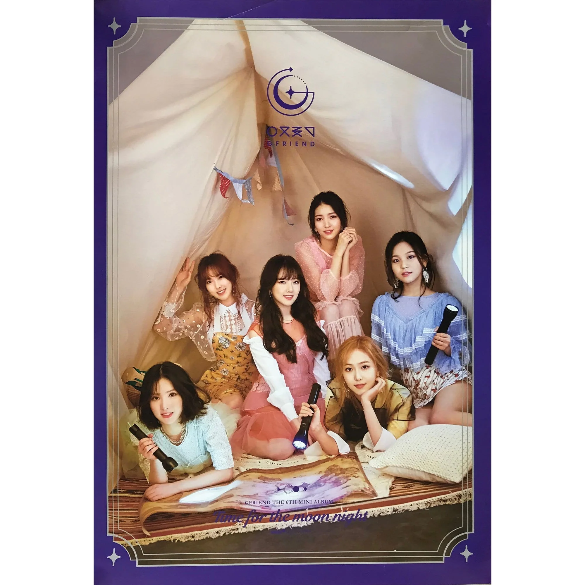 여자친구 | GFRIEND | 6TH MINI ALBUM [ TIME FOR THE MOON NIGHT ] | POSTER ONLY - Image 2