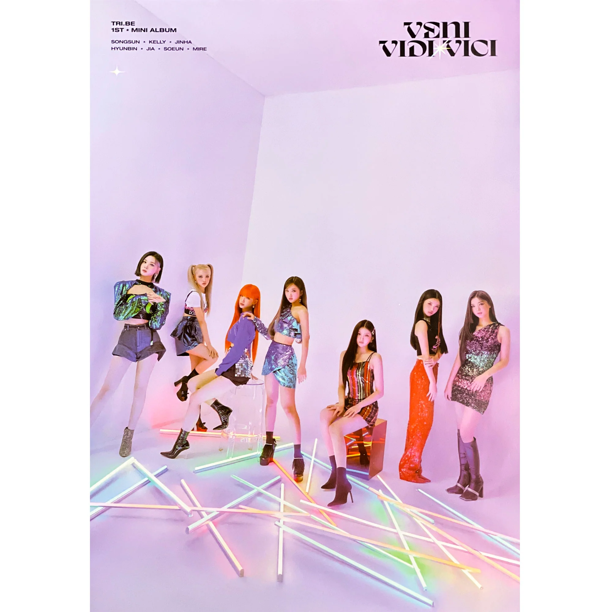 트라이비 | TRI.BE | 1ST MINI ALBUM [ VENI VIDI VICI ] | (UNIVERSE - A VER.) POSTER ONLY