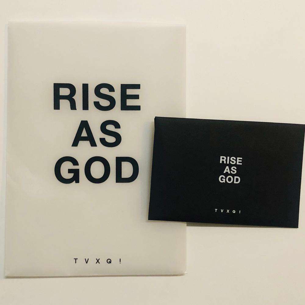 동방신기 | TVXQ [ RISE AS GOD ] OFFICIAL POSTCARD SET + PHOTO CARD SET
