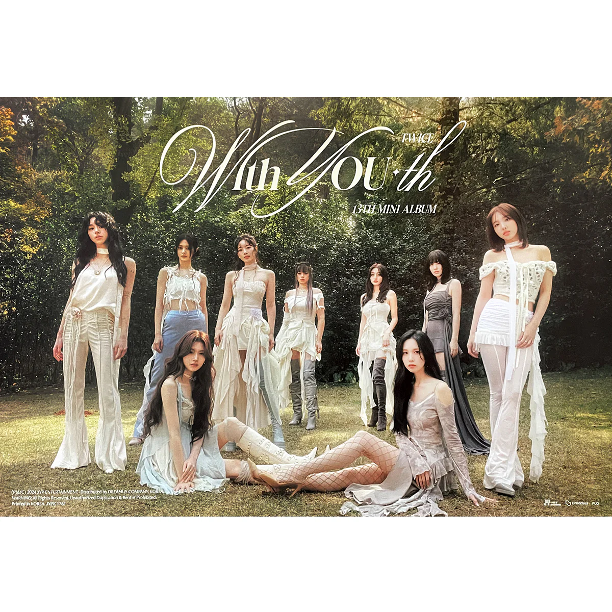 트와이스 | TWICE | 13TH MINI ALBUM [ WITH YOU-TH ] | (FOREVER VER.) POSTER ONLY