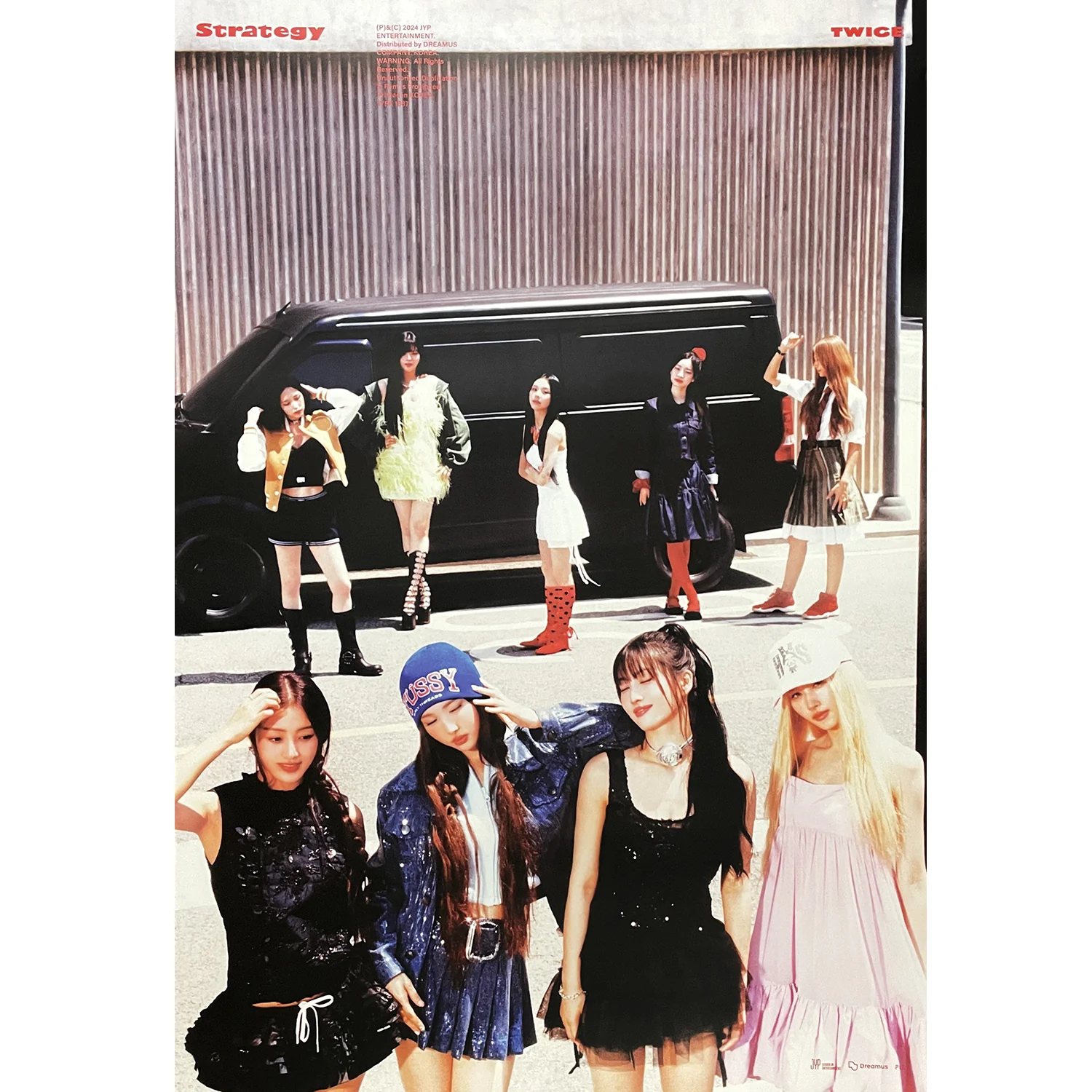 트와이스 | TWICE | 14TH MINI ALBUM [ STRATEGY ] | (STEP 1 VER.) POSTER ONLY