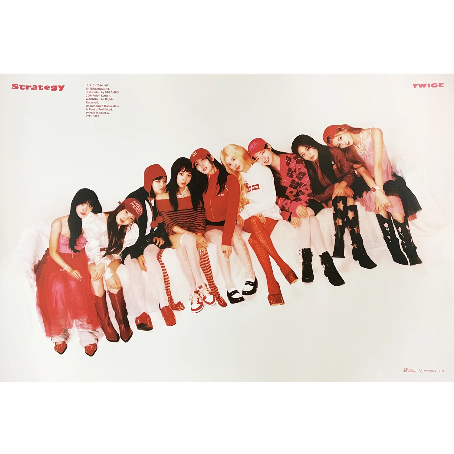 트와이스 | TWICE | 14TH MINI ALBUM [ STRATEGY ] | (STEP 2 VER.) POSTER ONLY