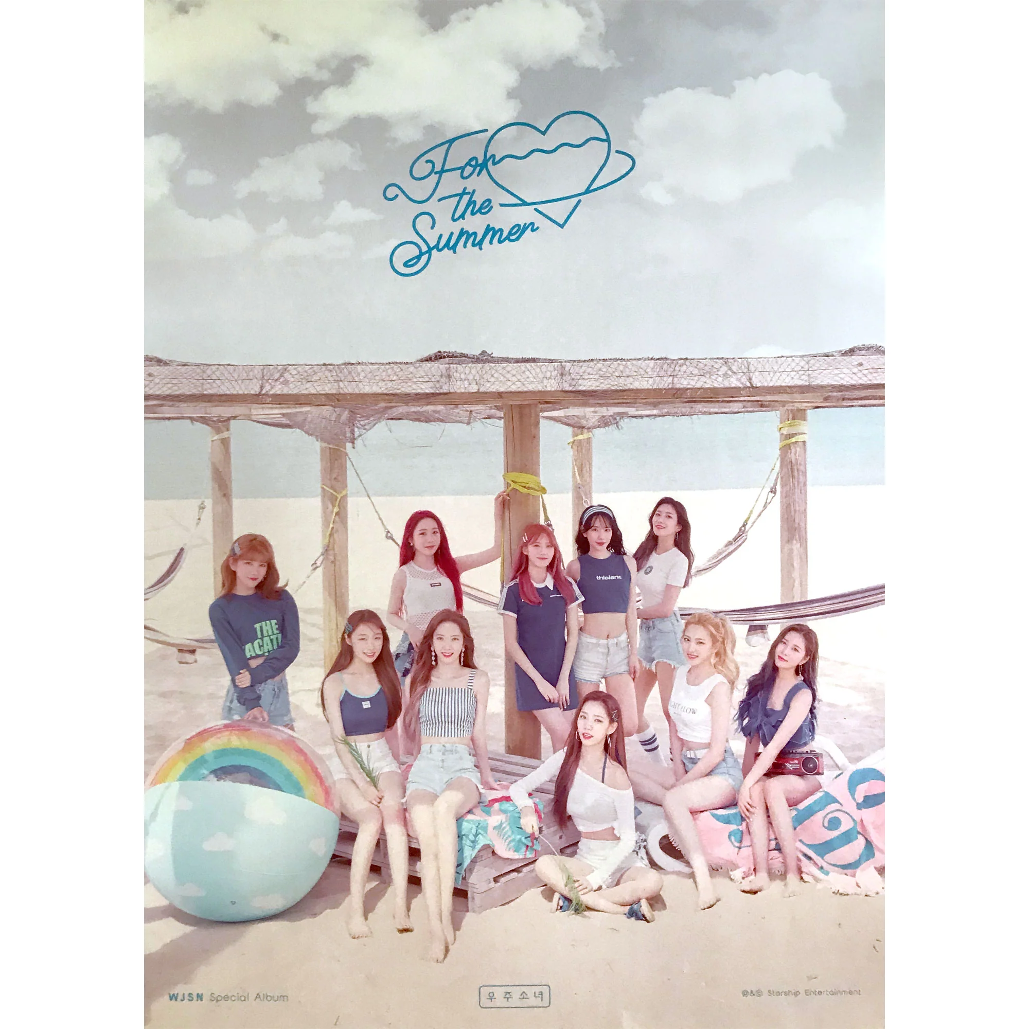 우주소녀 | WJSN | 1ST SPECIAL ALBUM [ FOR THE SUMMER ] | (BLUE VER.) POSTER ONLY