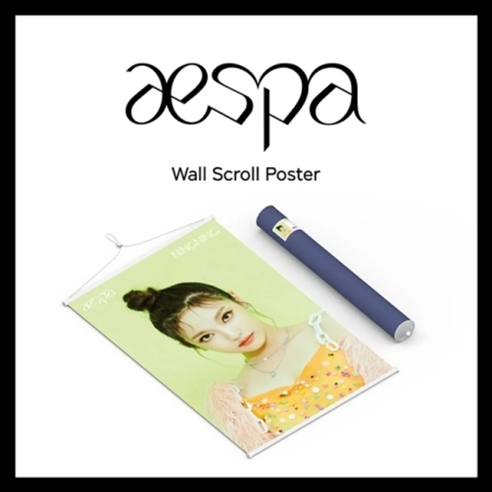 에스파 | AESPA [ BLACK MAMBA ] WALL SCROLL POSTER - Image 4