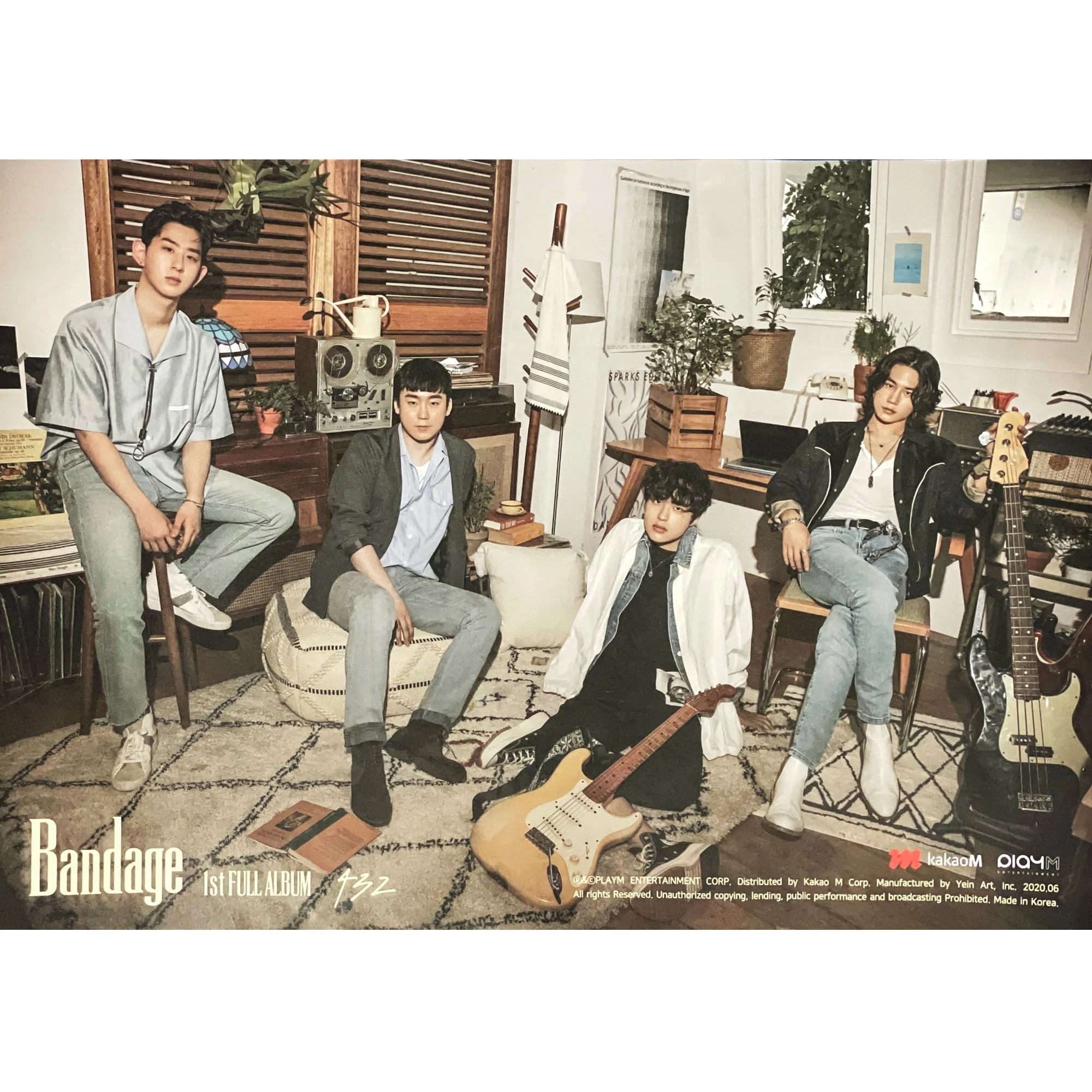 밴디지 | BANDAGE | 1ST ALBUM [ 432 ] | POSTER ONLY