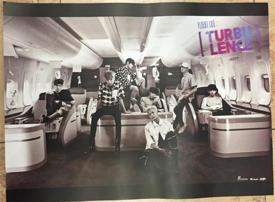 갓세븐 | GOT7 | 2ND ALBUM [ FLIGHT LOG: TURBULENCE ] | (B VER.) POSTER ONLY