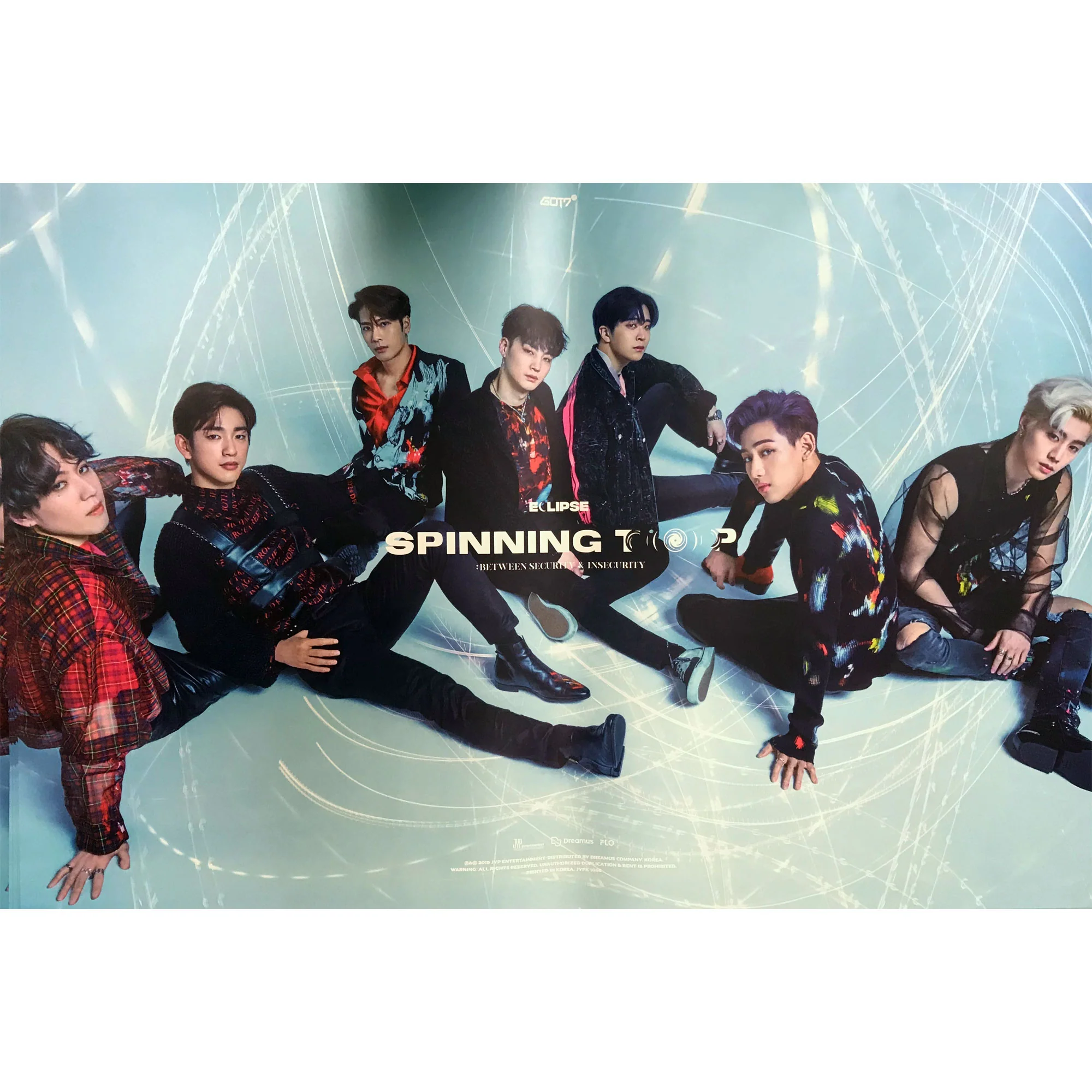 갓세븐 | GOT7 | 9TH MINI ALBUM [ SPINNING TOP ] | POSTER ONLY - Image 2